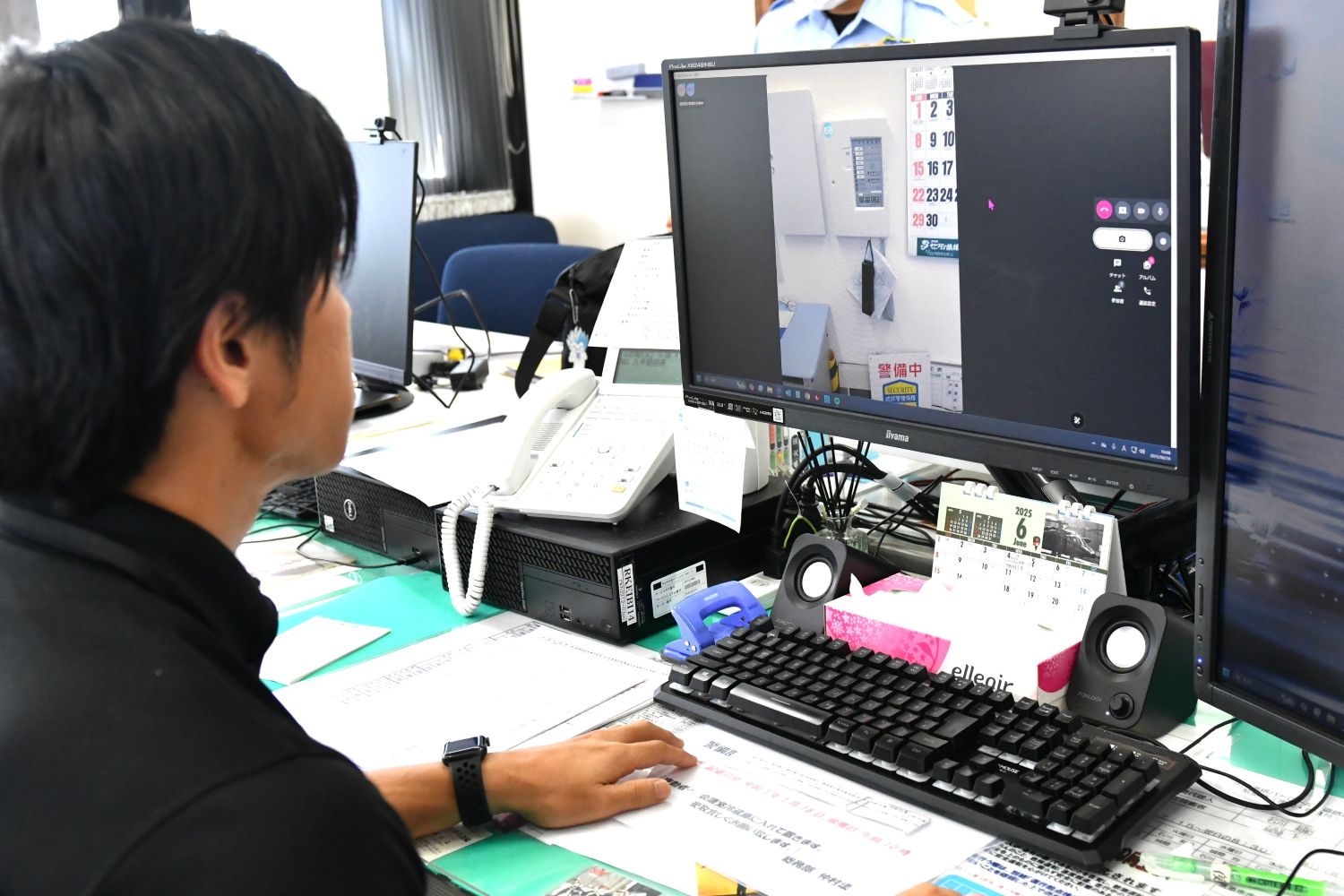 現場と本部をリモートで結ぶ